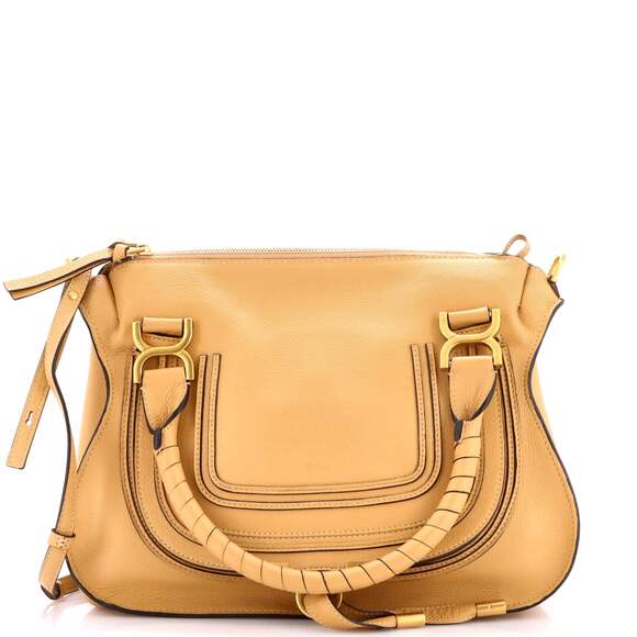 Chloe Handbags - Chloe Marcie Satchel Leather Medium #241163C14B